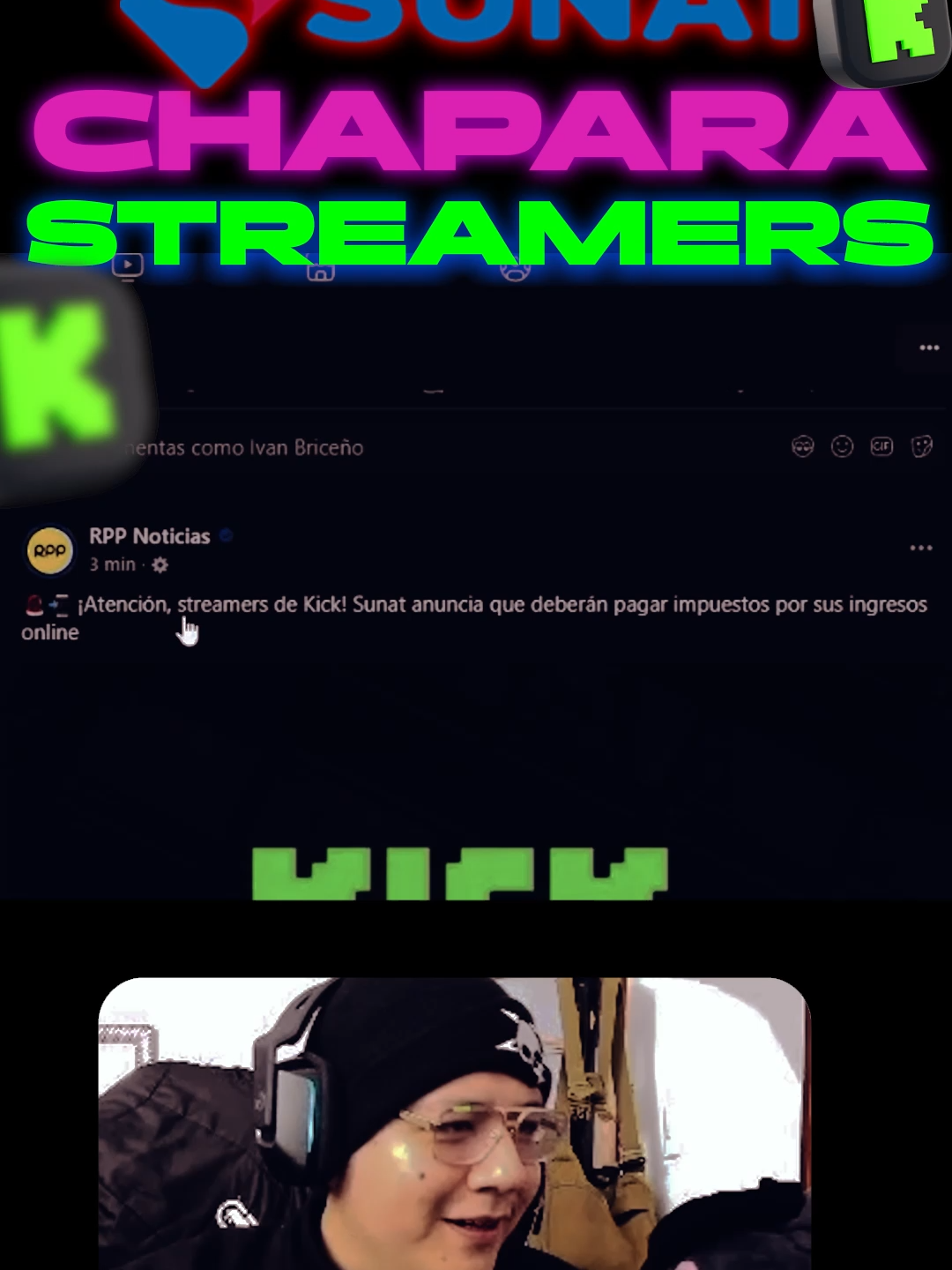 Ya nos chaparon :( #kickperu #limaperu #stream #blacklistkick #sunat