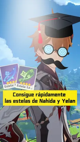 ¿Todavía no has conseguido las estelas de Yelan y Nahida? ¡En un solo video te enseño cómo pasarlo rápidamente! #GenshinImpact #Natlan #hoyoverse #GenshinLunaI  #NodKrai