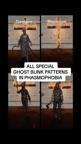 Footage credit: @Madixx All special phasmophobia ghost blink patterns #phasmophobia #phasmophobiagame 