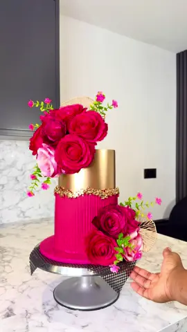 💖💖Pink Perfection 💖💖 #fyp#cakedecorating#ganachecake