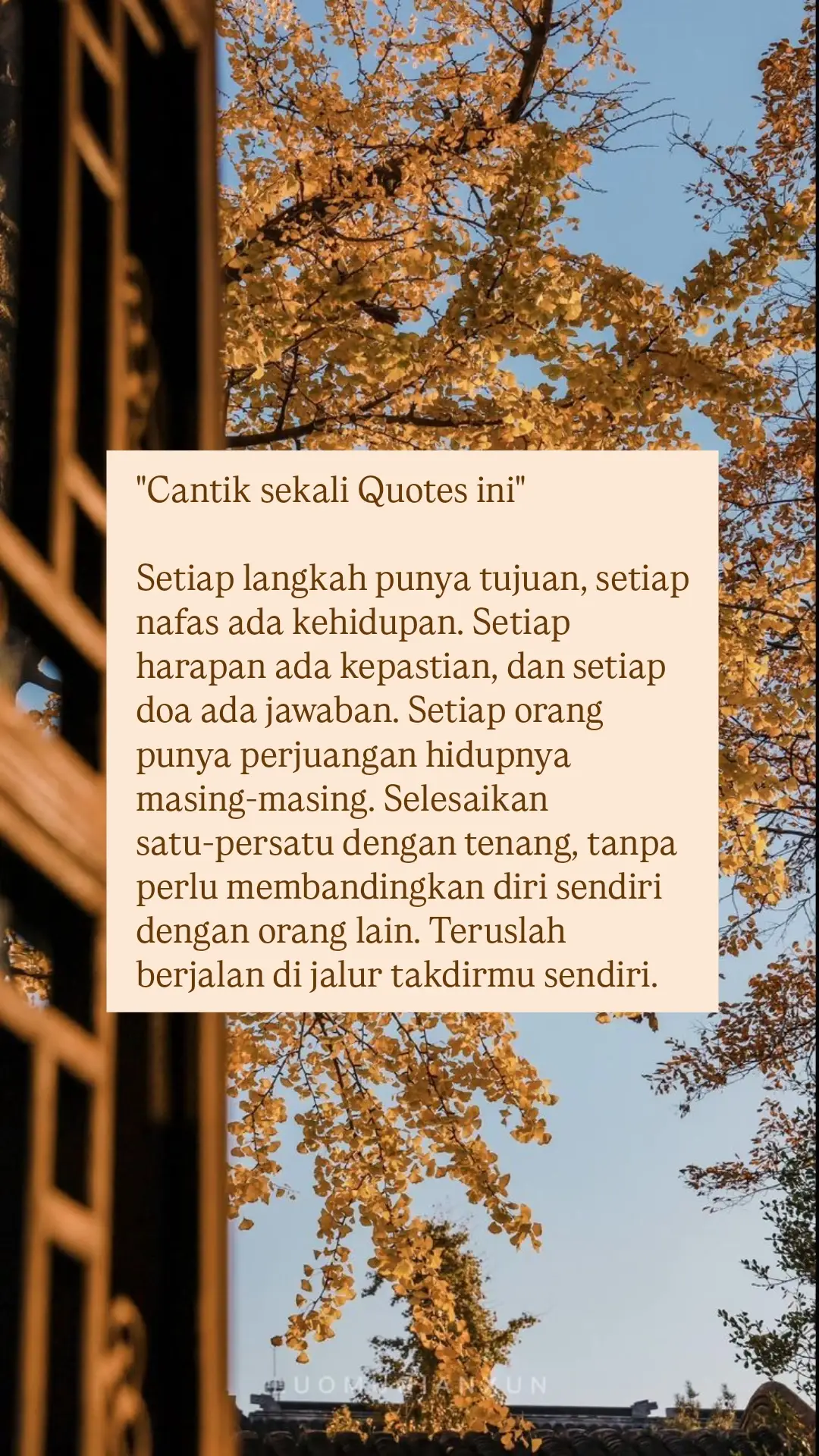 Teruslah berjalan di jalur takdirmu sendiri 😇✨ #storyrohanikristen #motivasirohani #quoetes #fyp 