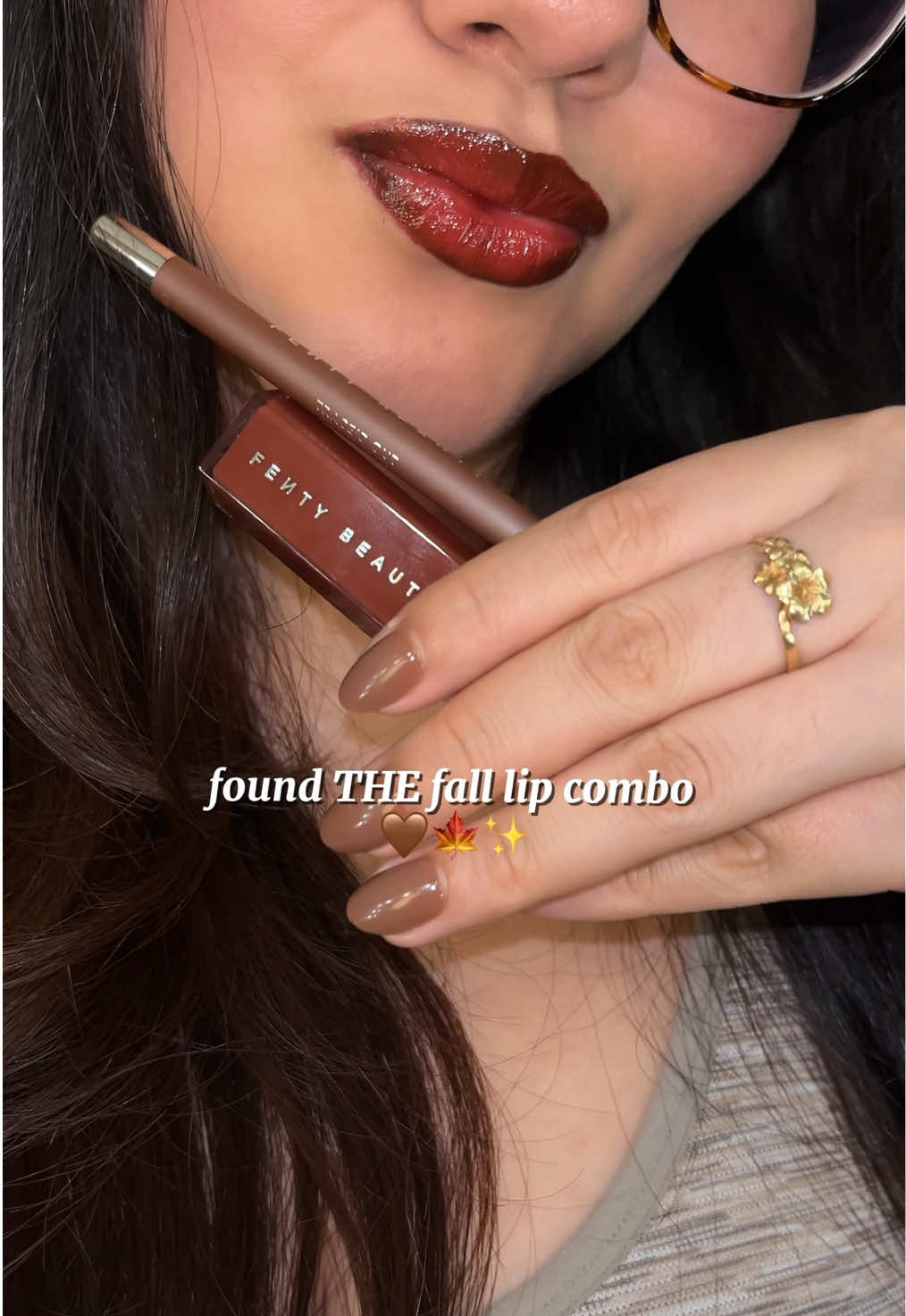 It’s so perfect 😍 @Fenty Beauty  #fentybeauty #falllipcombo #autumnliving #fentysuperbrandday #lipcombotutorial 