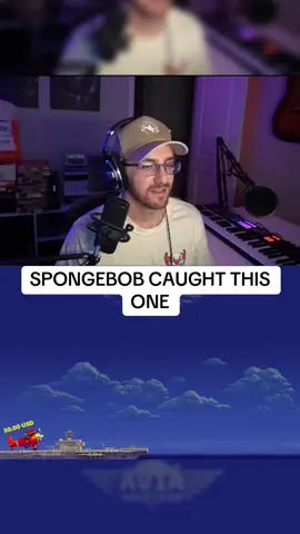 SPONGEBOB CAUGHT THIS ONE #streamer #kick #pilot #plane 