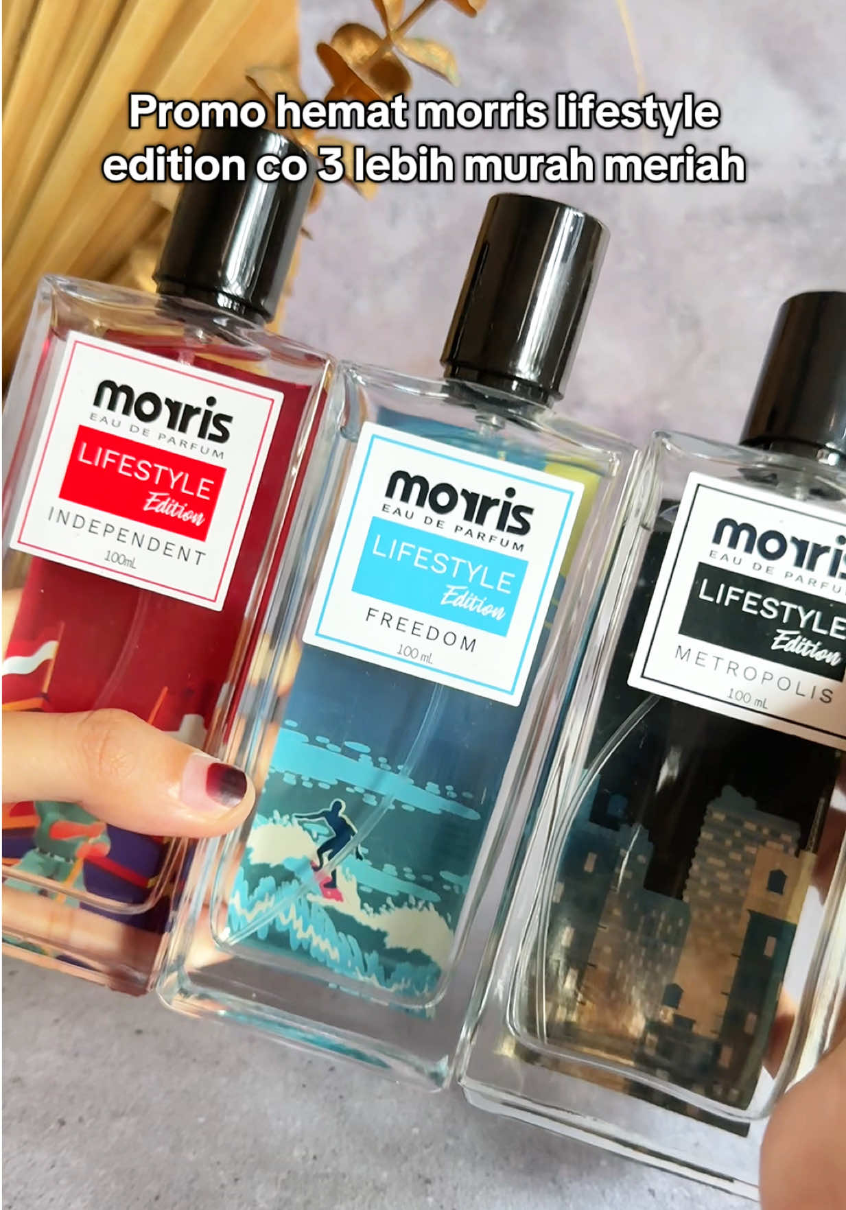 Langsung kirim 3 botol morris lifestyle edition #morrisindonesia #parfummorris #morrislifestyleedition 