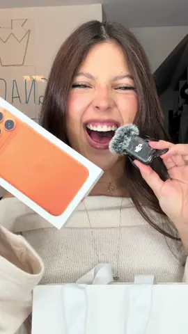 OMGGG😍🧡 ahora a traspasar todo jaja😅 #iphone17promax #ShotOnIphone @apple 