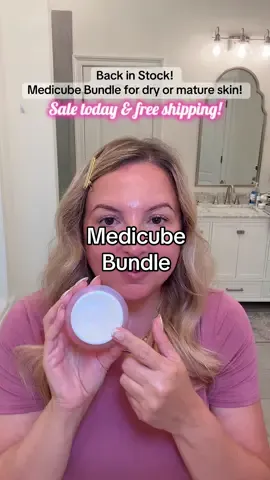 Replying to @Melinda | Affordable TTS Amazing bundle from Medicube! Great for dry or mature skin!#medicubeskincare #medicube #medicubecollagen #medicubebundle #over40skincare @medicube global @medicube US Store 