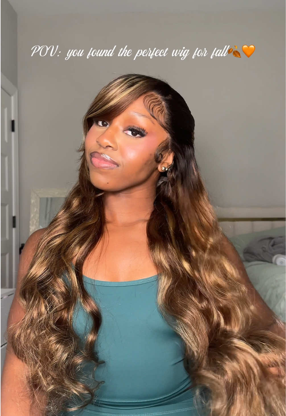 POV: you found the perfect wig for fall 😍🍂🤎 @sterlyhair wig 🔗 in my bio #frontalwig #wiginstall 