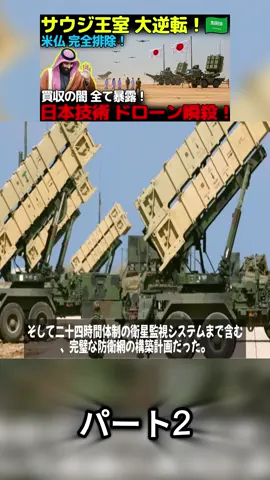 【世界逆転】サウジ王室が米仏を捨て日本を選んだ瞬間…裏切りと買収の全貌に世界震撼！イランのドローンも一撃で無力化！P2