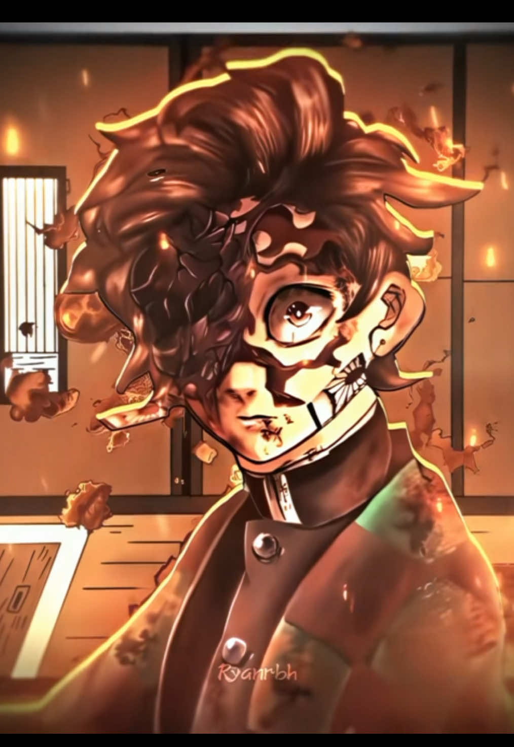 Song: Fogo na Pele - Slowed 🎧 #edit #mangaedit #demonslayer #tanjirovsakaza #kimetsunoyaiba 