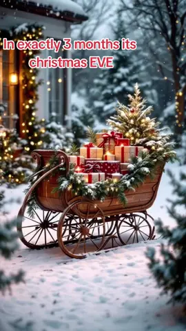 can you believe we are only 3 months away from #christmaseve  #Christmascountdown #christmastiktok #cozychristmas #christmas2025 