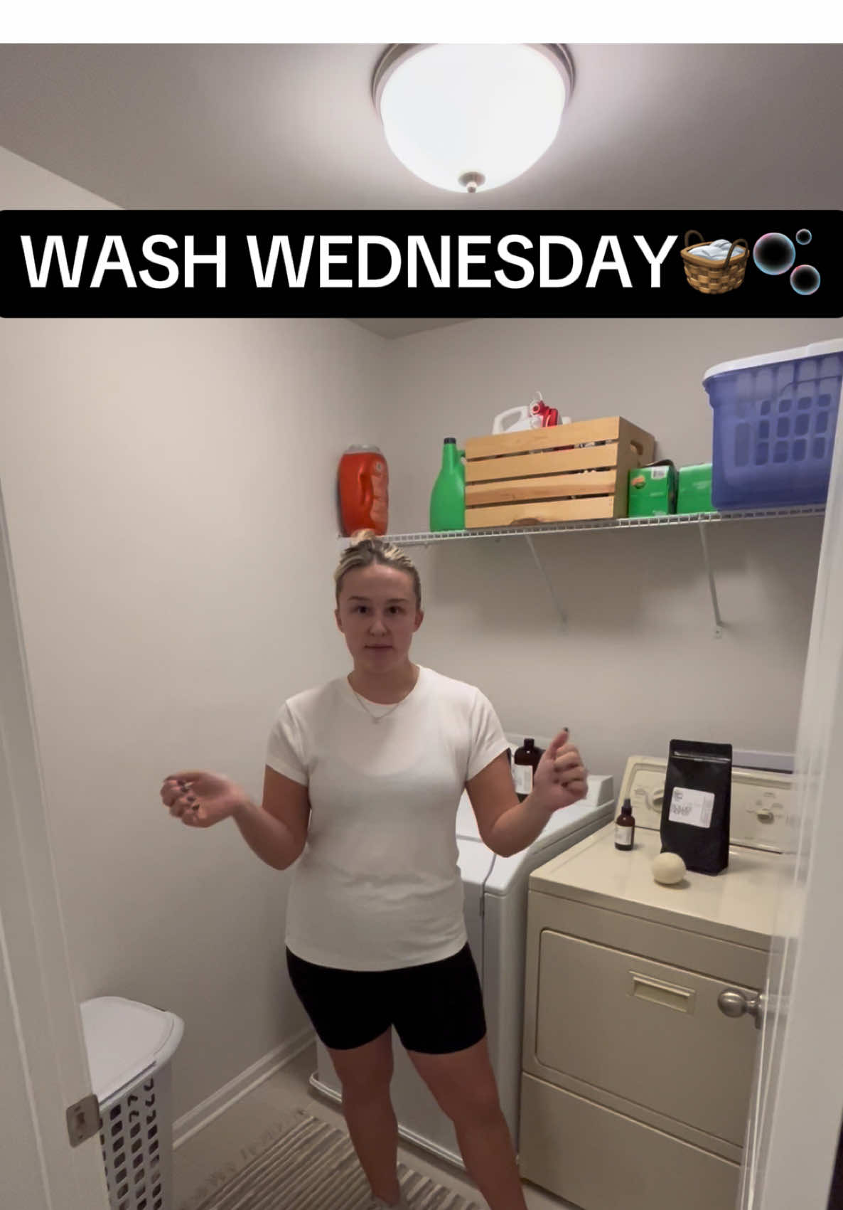 Wash Wednesday Laundry Tour🤍🫧🧺😍 #washwednesday #tiktokshop #fyp #heiferplease #heiferclean 