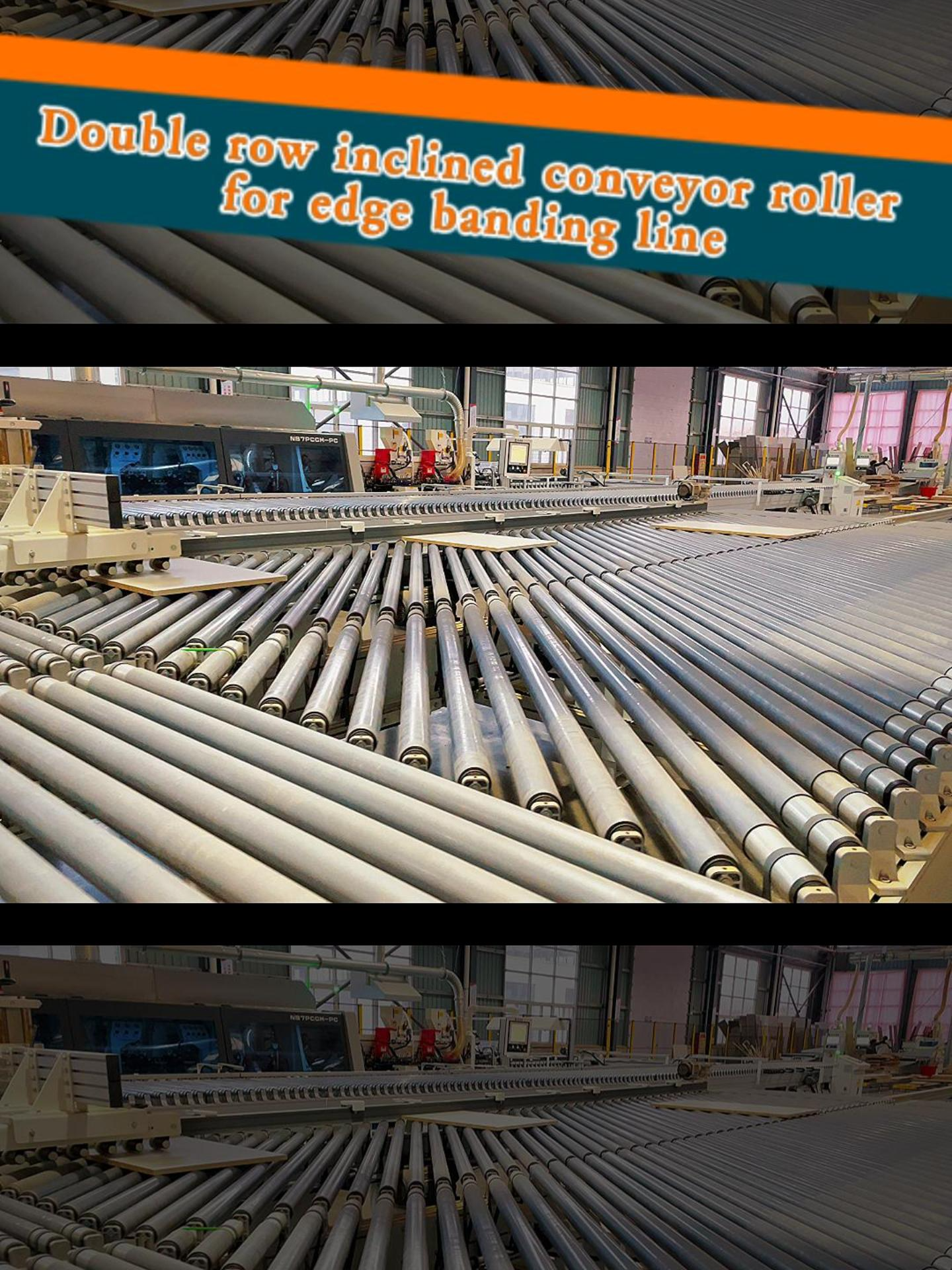 Edge banding machine left and right lines!#FactoryAutomation #furnituremaking #panelfurniture #woodworking #automaticlabeling
