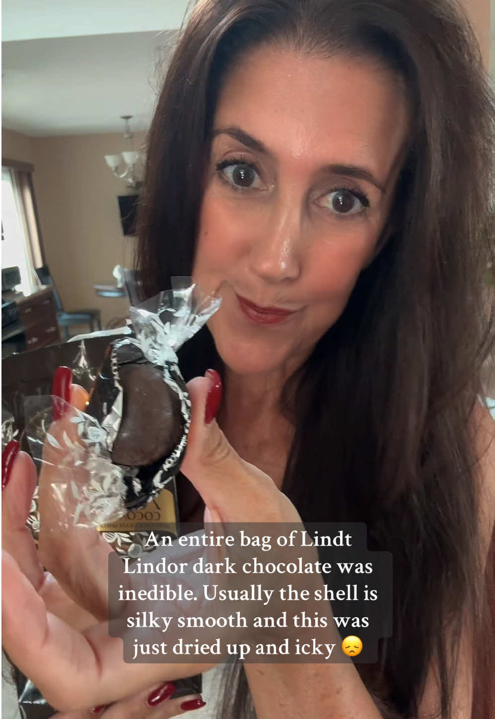 So sad about my  dark #chocolate #truffles Thank goodness it’s not the only chocolate in the house but it’s the one I was craving!   #julesbekind #chocoholic #fyp 