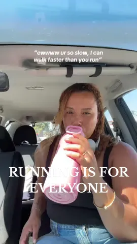 how embarrassing to hate on someone whose moving their body 😘 #slowrunner #biggirlswhorun #runninginspiration #runninggirl #runnergirl 