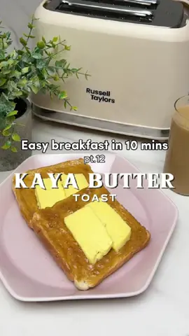 Sarapan pagi yang klasik! Kaya dan Mentega yang homemade dengan iMix! #RussellTaylors #applianceforeveryhome #homeappliances #ModernHomeAppliances #Breakfast #Toast #Kaya #Butter #Coffee #Morning #KayaToast #Kopitiam 