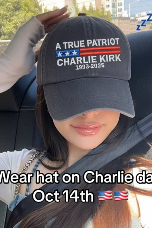 A True Patriot 🤟🏻🤟🏻 #charliekirk #freedom #charliekirkhat #ripcharliekirk #atruepatriot 