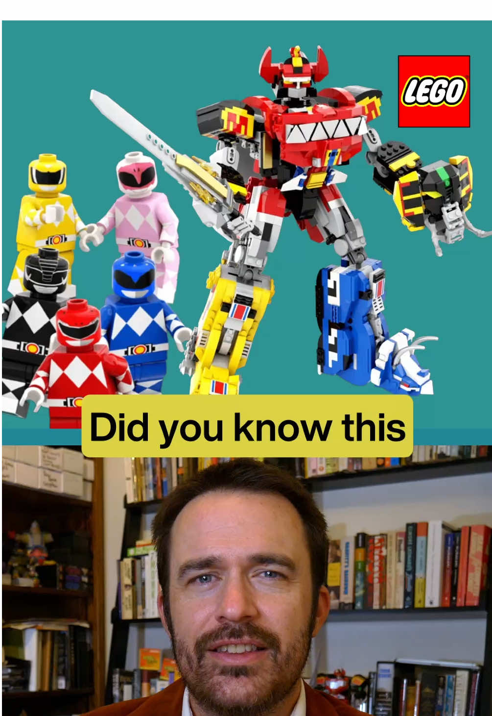 LEGO Power Rangers Megazord gets to the Review Stage!  #lego #powerrangers #legotiktok #mmpr #fyp