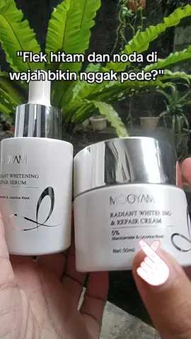 Flek dan noda di wajah memang bikin kurang percaya diri. Serum ini bantu banget! Formulanya ringan, mudah meresap, dan setelah rutin pakai, kulit terasa lebih sehat, noda-noda juga terasa memudar. yuk dicheckout 😍👍   * #Mooyam  * #SerumWajah  * #Niacinamide  * #FlekHitam  * #KulitKusam  