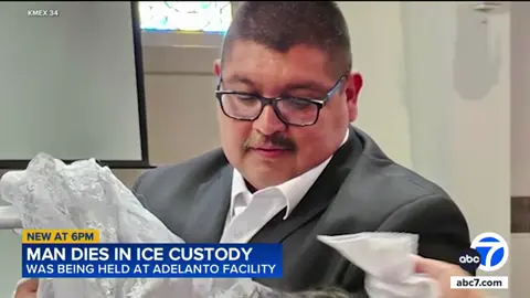 Ismael Ayala-Uribe spent five weeks at ICE's Adelanto detention center before his health rapidly declined. The 39-year-old died Monday, according to a statement from U.S. Immigration and Customs Enforcement. He was alone in a hospital and miles away from his family at the time of his death. His mother, Lucia Ayala, said she never got the chance to hold her son one last time.