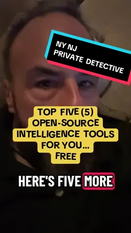 TOP Five (5) set of open source investigative websites and tools for you to learn and use for protection and detection  #fyp #crime #parents #Tech #techtok 