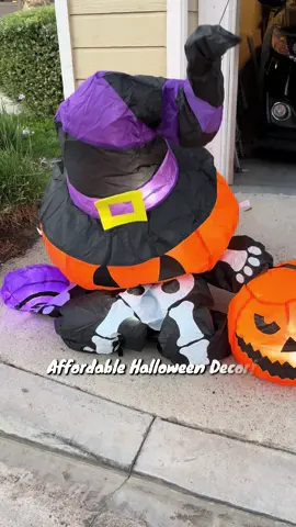 Affordable Halloween Decor! #halloween #halloweendecorations #halloweendecor #pumpkin #homedecor 