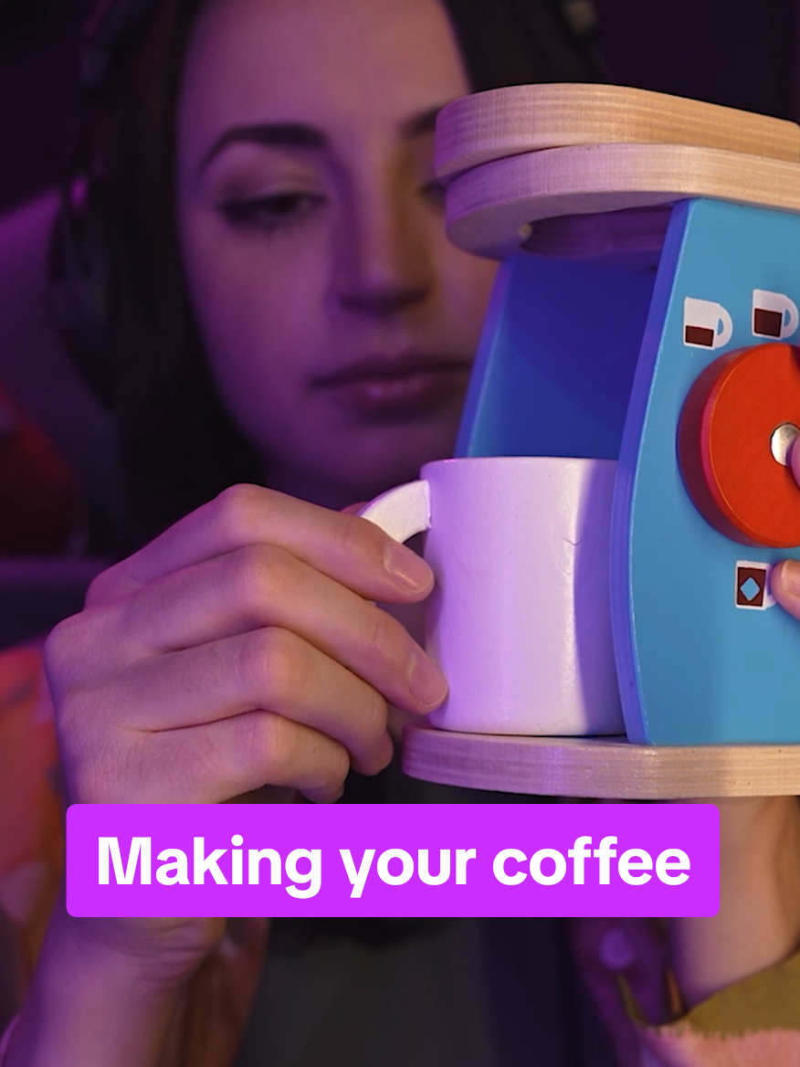 Would you like me to make you a coffee? (your options are very limited) #asmr #fyp