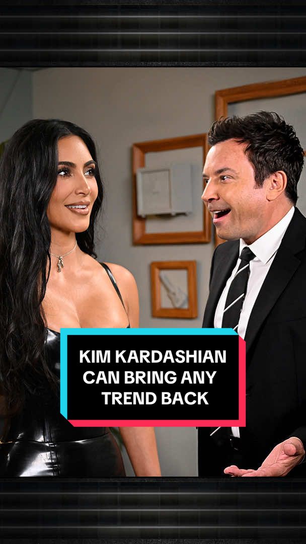 @Kim Kardashian can bring any trend back. #FallonTonight #TonightShow #KimKardashian #SKIMS #JimmyFallon 