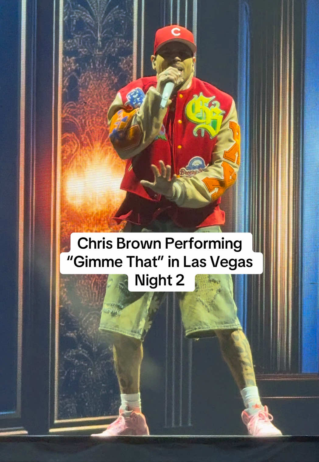 Gimme That 🔥 #chrisbrown #breezybowl #gimmethat #lasvegas #allegiantstadium 