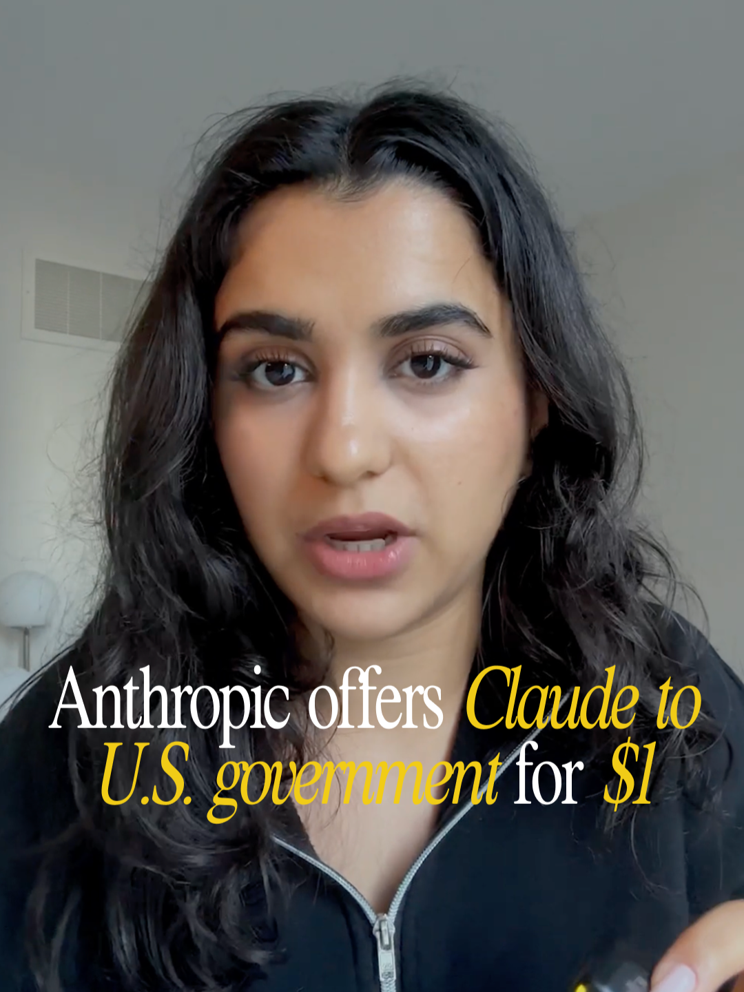 Anthropic is offering Claude to the U.S. government for $1 (and they’re not the only one!)  #technews #techtok #technology #business #businessnews #startups #startup #ai #anthropic #claude