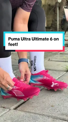 Puma Ultra Ultimate 6 on feet! #Pumathailand  #pumafootball #PumaUltra6 #tksports #รีวิวรองเท้าสตั๊ด 