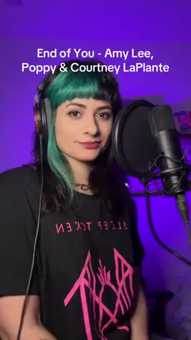 End of You - Amy Lee, Poppy & Courtney LaPlante A santissima trindade do metal 🤘 #amylee #poppy #courtneylaplante #endofyou #femalesinger