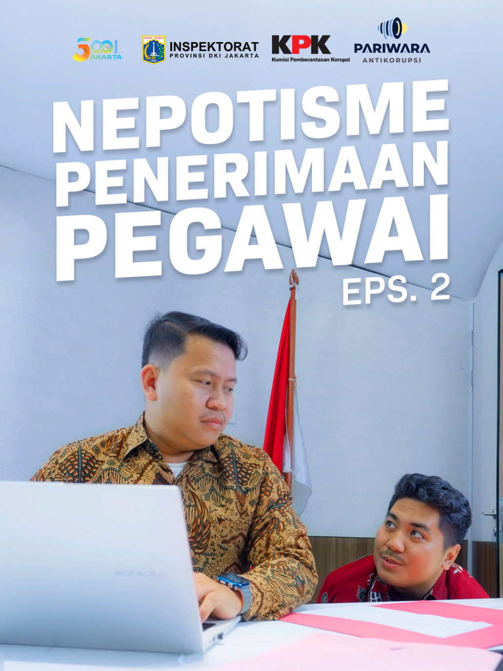 🚫𝗡𝗲𝗽𝗼𝘁𝗶𝘀𝗺𝗲 = 𝗠𝗲𝗿𝘂𝘀𝗮𝗸 𝗦𝗶𝘀𝘁𝗲𝗺 𝗠𝗲𝗿𝗶𝘁🚫 Penerimaan pegawai seharusnya berdasarkan kompetensi, bukan hubungan keluarga, kedekatan, atau kepentingan tertentu. 👉 Simak videonya & bagikan pesan ini. Tulis di kolom komentar: menurut kamu, bagaimana cara paling efektif mencegah praktik gratifikasi di lingkungan sekitar kita? 🚨Jika menemukan indikasi praktik suap, laporkan melalui SiPADU: sipadu.jakarta.go.id Mari bersama wujudkan birokrasi yang 𝗯𝗲𝗿𝘀𝗶𝗵, 𝗮𝗱𝗶𝗹, 𝗱𝗮𝗻 𝗽𝗿𝗼𝗳𝗲𝘀𝘀𝗶𝗼𝗻𝗮𝗹 𝗺𝗲𝗻𝘂𝗷𝘂 𝗝𝗮𝗸𝗮𝗿𝘁𝗮 𝟱 𝗔𝗯𝗮𝗱: 𝗞𝗼𝘁𝗮 𝗚𝗹𝗼𝗯𝗮𝗹 💪🏻✨ #UntungAdaInspektorat  #pariwaraantikorupsi  #IntegrityForGlobalCity #JakartaKotaGlobal #SIPADU