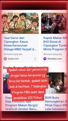#pendidikanindonesia  #MBG  #solusi 
