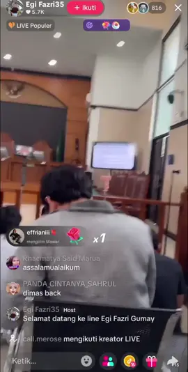 sidang nya Niki👍