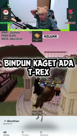 gendong gozila dan t-rex di roblox #fyp #roblox 