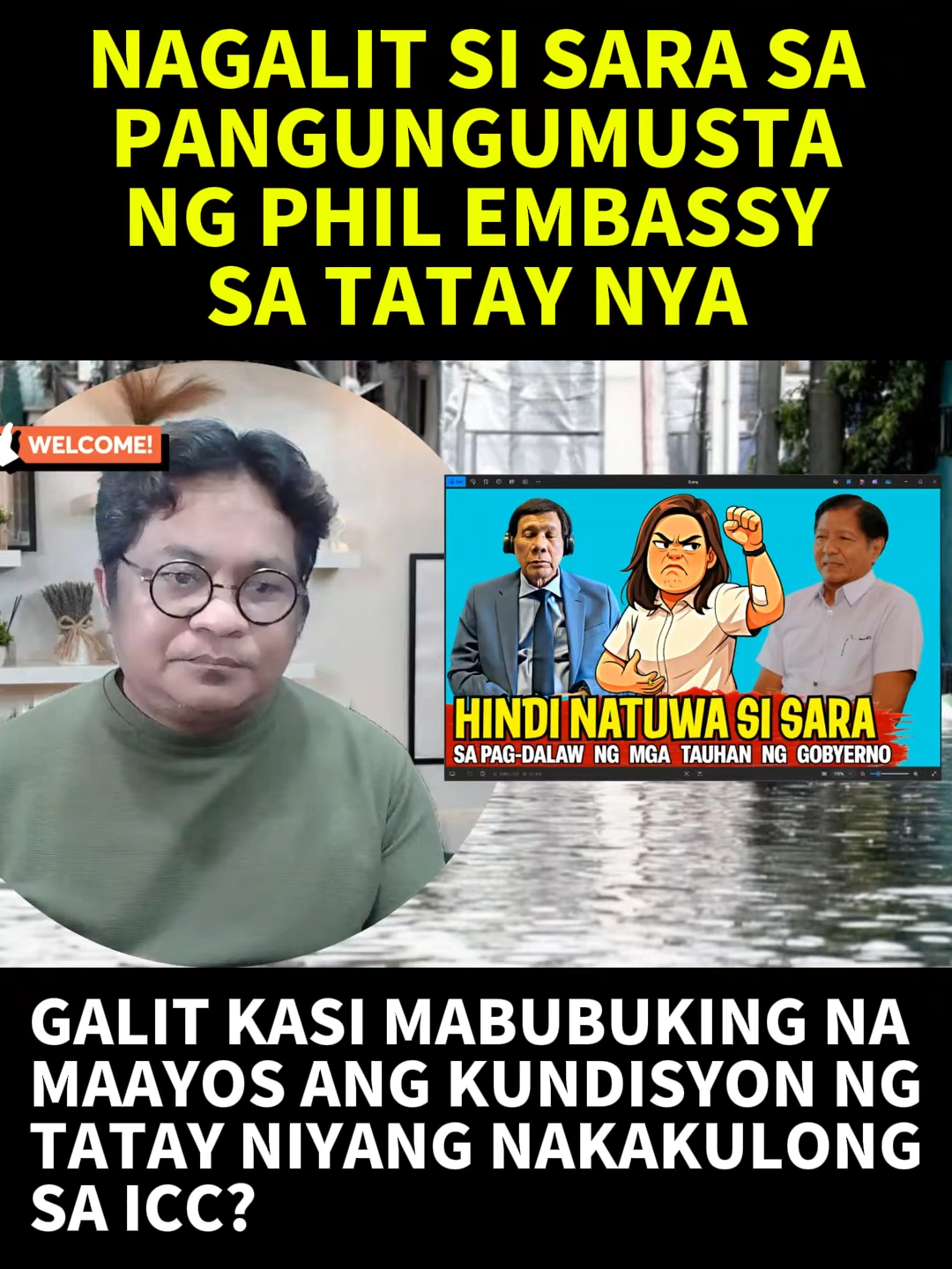 Nagalit si VP Sara sa pagdalaw ng mga taga-Philippine Embassy sa The Netherlands sa kanyang tatay na nakakulong sa ICC.