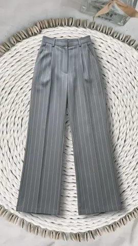 Loose Pants Stripe bangkok Celana Panjang Korean Style Celana Panjang Highwaist Wanita Kulot Casual #celanapanjang #celanawanita #loosepants #rekomendasi #fyp 