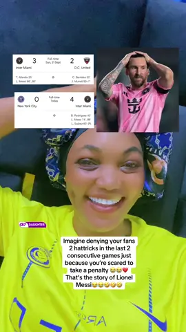 Since Messi missed that last penalty, baba just dey fear to take penalty😂😂 Messi please go for penalty classes🤲 mbappe or Ronaldo is ready to teach you😂 #messi #MLS #ronaldo #intermivsnewyorkcityhighlights #SportsOnTikTok 