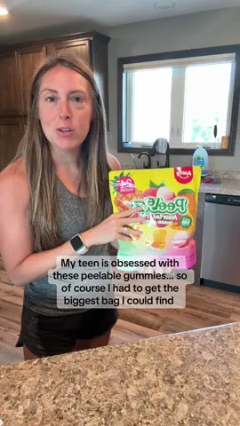 24 packs of @Amos Sweets peelable candy in one bag. Flavors are pineapple, lychee, & mango. My daughter’s already hooked, and honestly… I get it. These are SO fun (and the lychee one is delicious 👌). Would you try these? #amoscandytrend #peelerzgummy #peelerz #peelablegummy #amossweets 
