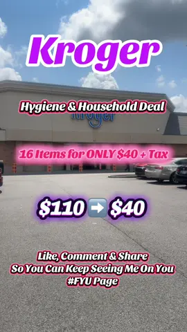 Kroger Hygiene & Laundry Deal🔥  Deal Valid 9/23 - 9/30  Comment “Deals” if you want more couponing videos.  #laundry #hygieneproducts #kroger #couponing #couponingforbeginners @Kroger 