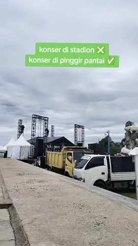 niatnya mau berenang malah ada acara persiapan konser virgoun 😅 #sibolga #pantaianggarsibolga🔥 #juiceme 