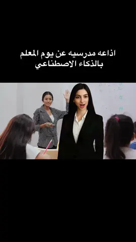 اذاعه مدرسيه عن يوم المعلم بالذكاء الاصطناعي#الشعب_الصيني_ماله_حل😂😂 #الذكاء_الاصطناعي #foryou #مالي_خلق_احط_هاشتاقات #foryoupage 