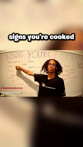 I asked my chat what are the signs you’re #cooked and this is what they said #ihatemybf #ihatemygf 
