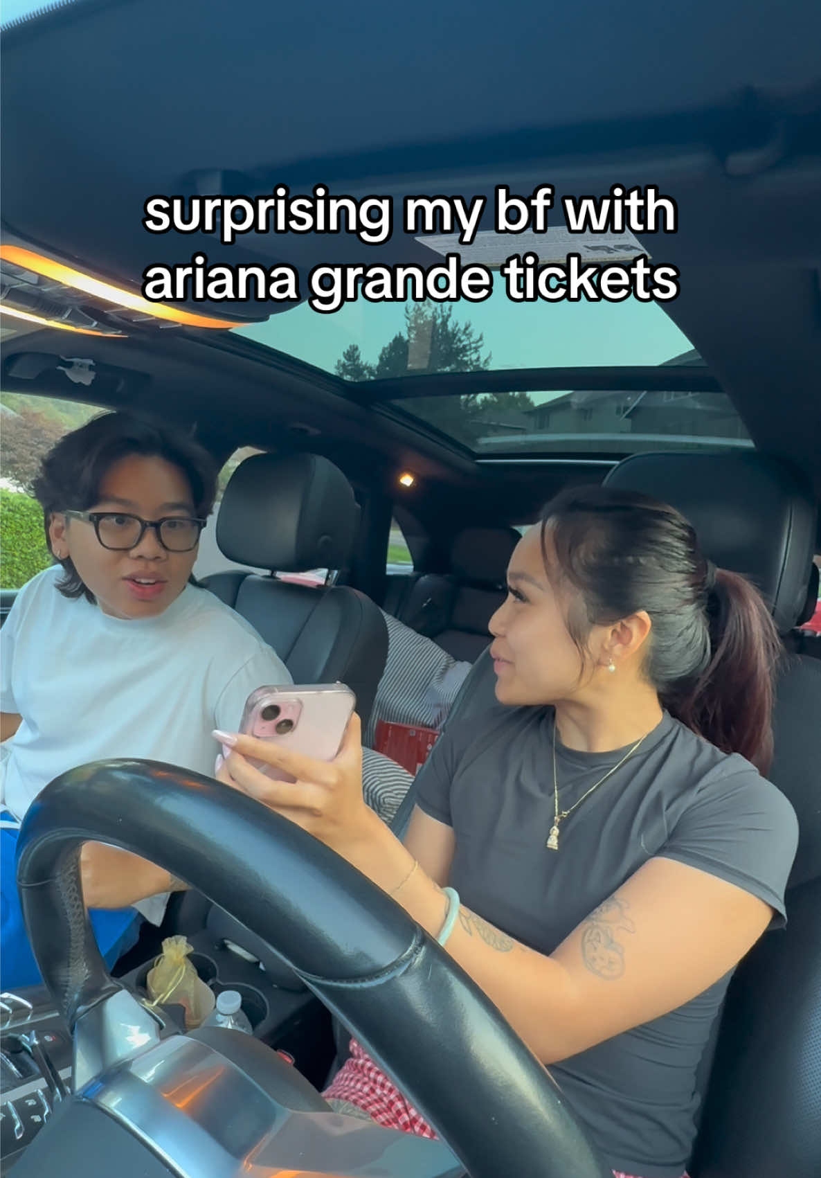 he cares more about the air freshener 😭