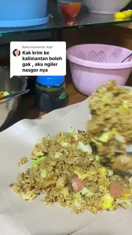 Membalas @Aqif maaf kak mbungkusnya masih blm pro 😂😂#fyppppppppppppppppppppppp #kedaimakanDkole #estellercreamy #kulinerpatuguran #wisatawadukpenjalin #nasgorjawa 