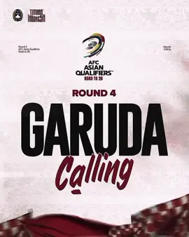 Garuda calling for round 4!! 🦅🇮🇩 #garudacalling #timnasindonesia #round4 #worldcupqualifiers #football 