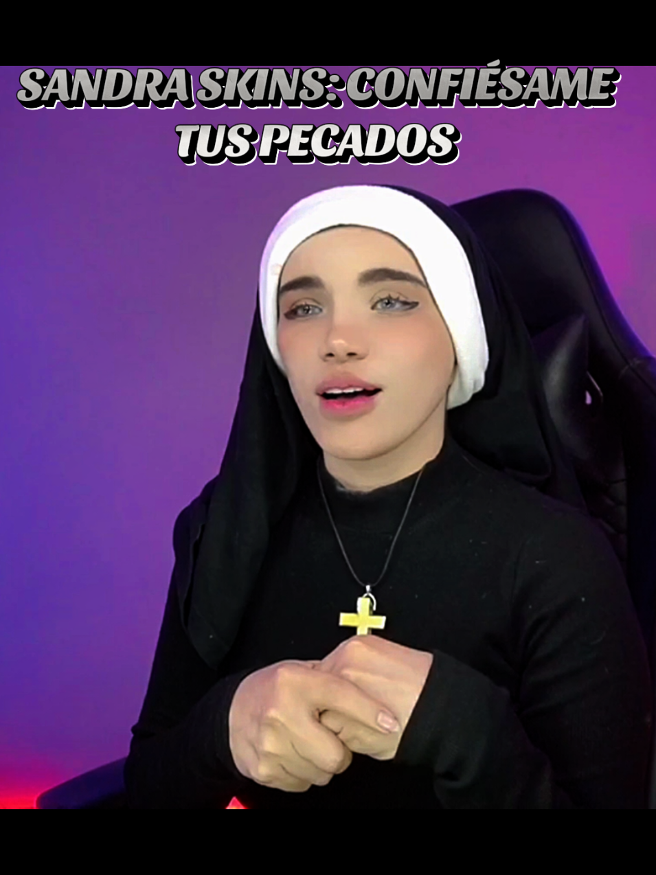 Sandra Skins hace cosplay de monja, #sandraskins #cosplay #sexy #dota2peru #tiktokperu @Sandra Skins 