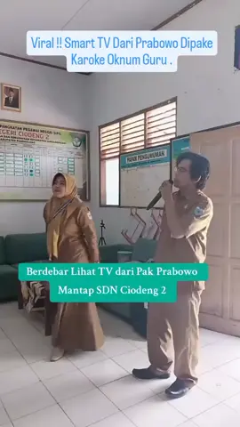 Smart TV Yang Harusnya Digunakan Untuk Mempermudah Pelajaran Malah Dipake Karoke  #Sdciodeng2