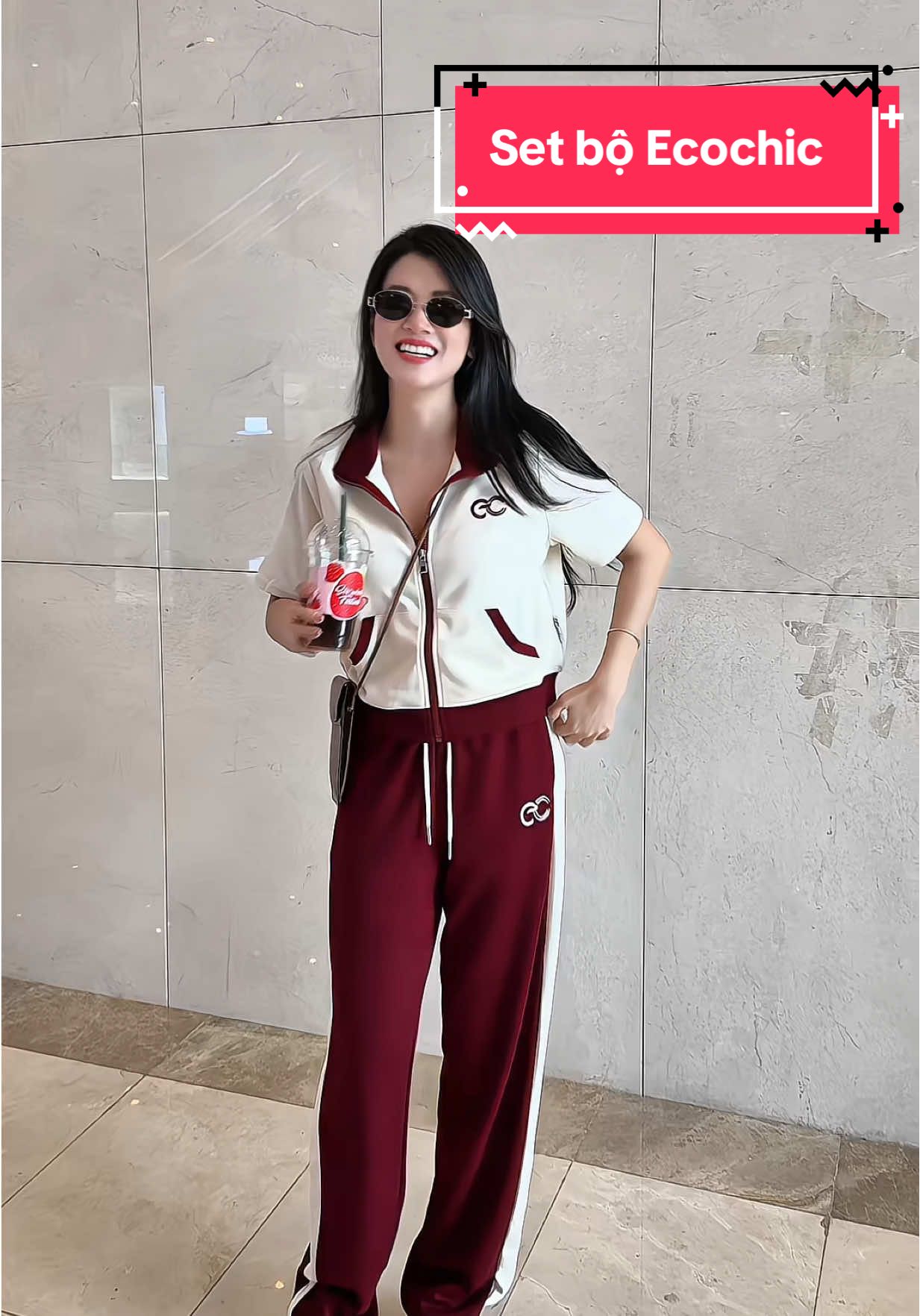 Set chất liệu cao cấp sà lé đậm sâu #setdonu #setthethaonu #setthethao #ecochic #thuythethao 