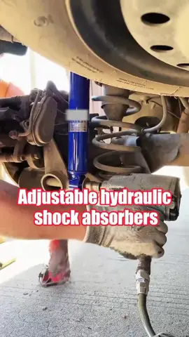 This shock absorber can really make you drive a bad road into a smooth one.#autoparts #shockabsorber #smoothrides #carmodification#hydraulicdampers 